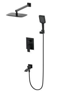 Душевой комплект Wonzon & Woghand WW-88939009A-MB черный