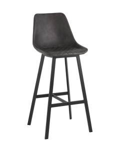 Стул барный Stool Group Texas 9085C MAP/7 экокожа, серый