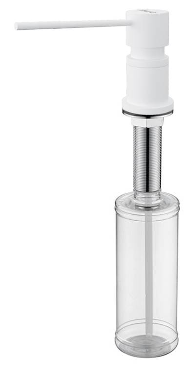 Дозатор для кухонной мойки Paulmark Kraft D003-WH Белый Матовый