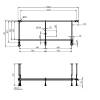 Каркас AM.PM X-Joy W94A-170U70W-R универсальный, серый, 170x70см фото 2