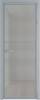 Межкомнатная дверь Profil Doors 2 AX цвет профиля Серебро, стекло безопасное 6 мм рэте 700x2000