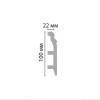 Плинтус DECOMASTER D232-71 240x2.2x10 фото 2