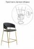 Стул полубарный Bradex Home Turin FR 0891 черный фото 9