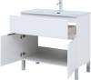 Тумба под раковину Aquanet Алвита New 90 303914 1 ящик, 2 дверцы, белый матовый фото 4