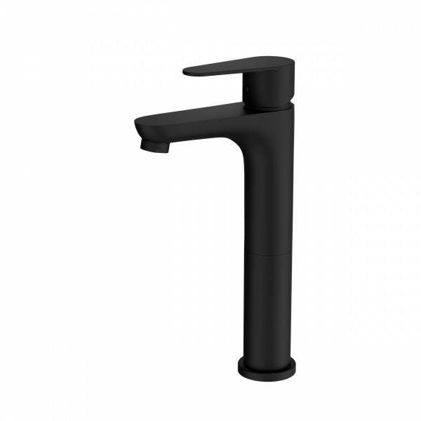 Смеситель для раковины Wonzon & Woghand WW-A40232-MB высокий, черный матовый