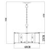 Подвесная люстра Divinare Ostin 1100/02 SP-5 фото 2
