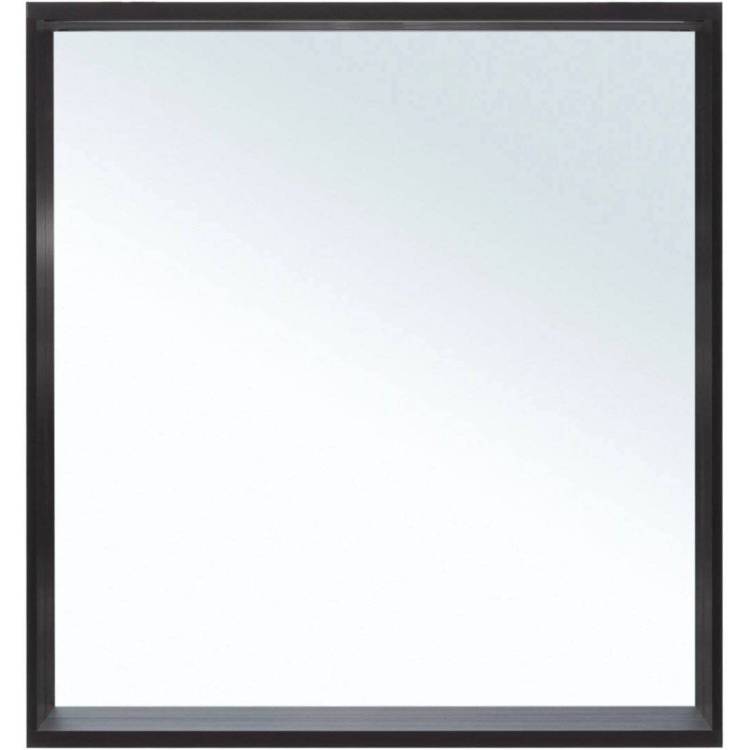 Зеркало Allen Brau Reality 70 1.32017.BB с LED подсветкой, черный брашированный, 750x700x140