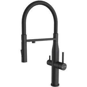 Смеситель для кухни Kuchenstern Elit-FE 407BL40 черный