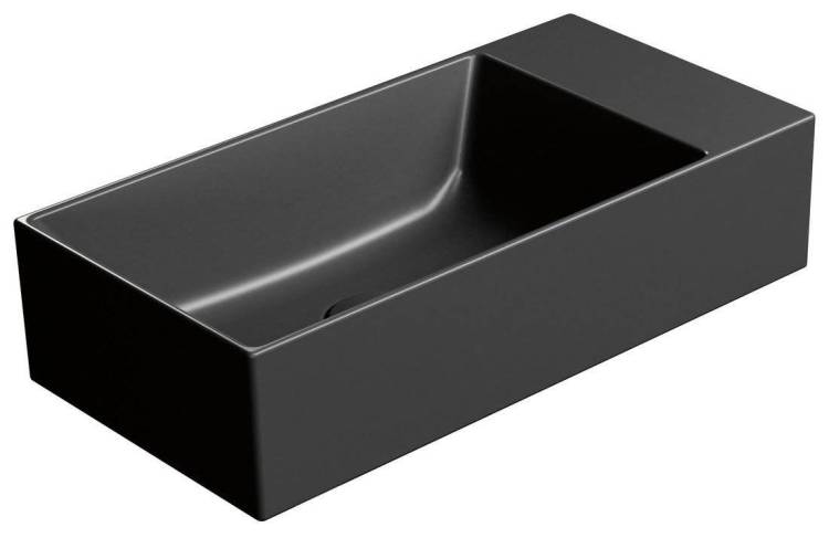 Раковина GSI Kube X 9486026 черный матовый, 50x25