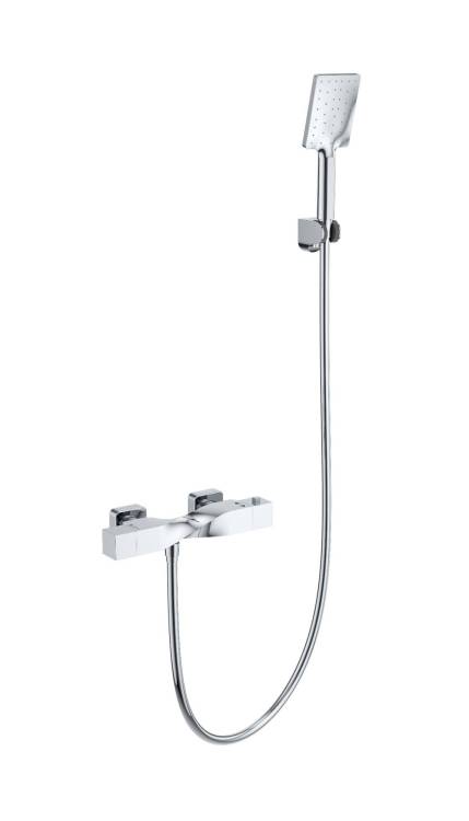 Смеситель для душа Wonzon & Woghand WW-B2025-A-CR с термостатом, хром