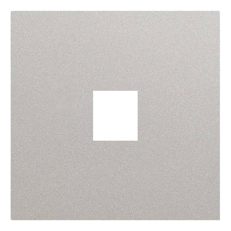 Лицевая панель для одиночной информационной розетки Rikett 35441 PL платина