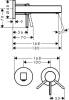 Смеситель для раковины Hansgrohe Finoris 76051000 хром фото 3
