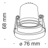 Встраиваемый светильник Technical Kappell DL040-L10B4K фото 3