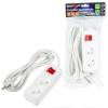 Удлинитель Uniel Ultra S-CU2-3B White фото 3