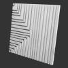 Гипсовая 3D панель Artpole Barcode 3 M-0054-3 600x600