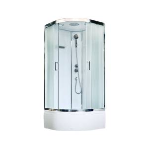 Душевая кабина Royal Bath Fato FATO RB 90CK-M-CH профиль хром, стекло рифленое, 90x90x215