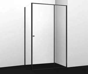 Душевой уголок Wasserkraft Dill 61S15 профиль черный матовый, стекло прозрачное, 90x110x200