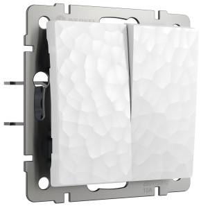 Выключатель двухклавишный Werkel Hammer W1222001