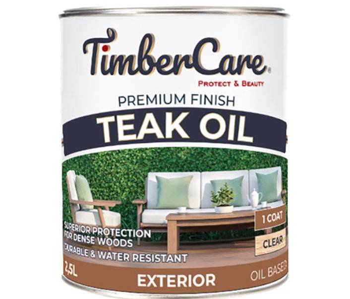 Натуральное тиковое масло TimberCare Teak Oil прозрачный 5 л