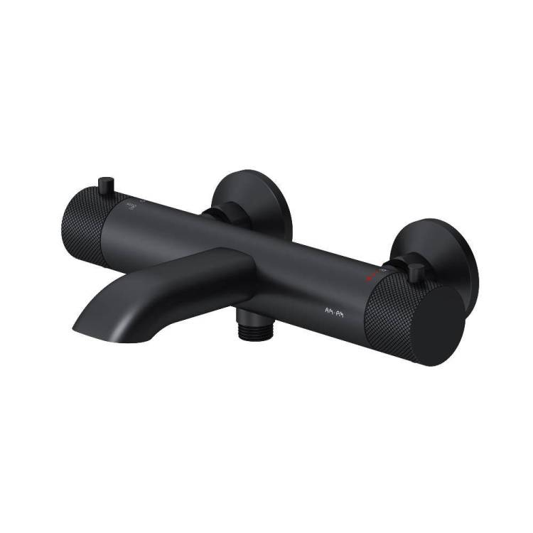 Смеситель для ванны и душа Am.Pm Libre F6050022 с термостатом, черный