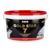Краска акрилатная супербелая Pufas Gold Star 7 база А матовая 9 л