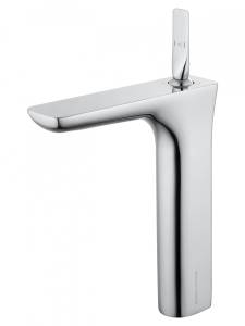 Смеситель для раковины Wonzon & Woghand Shark WW-48B1102-CR высокий, Хром