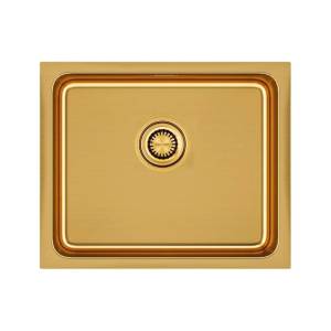 Кухонная мойка Paulmark Vista PM305444-BG брашированное золото