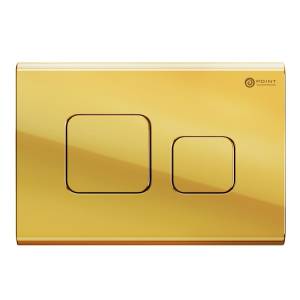 Кнопка смыва Point Афина PN44041G золото