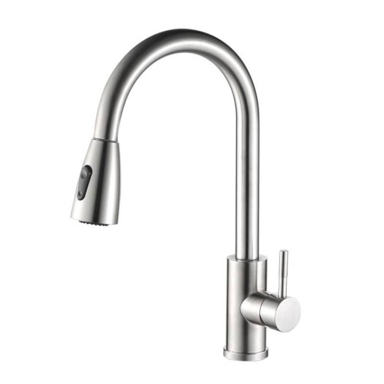 Смеситель для кухни Haiba HB73304-2 выдвижной излив