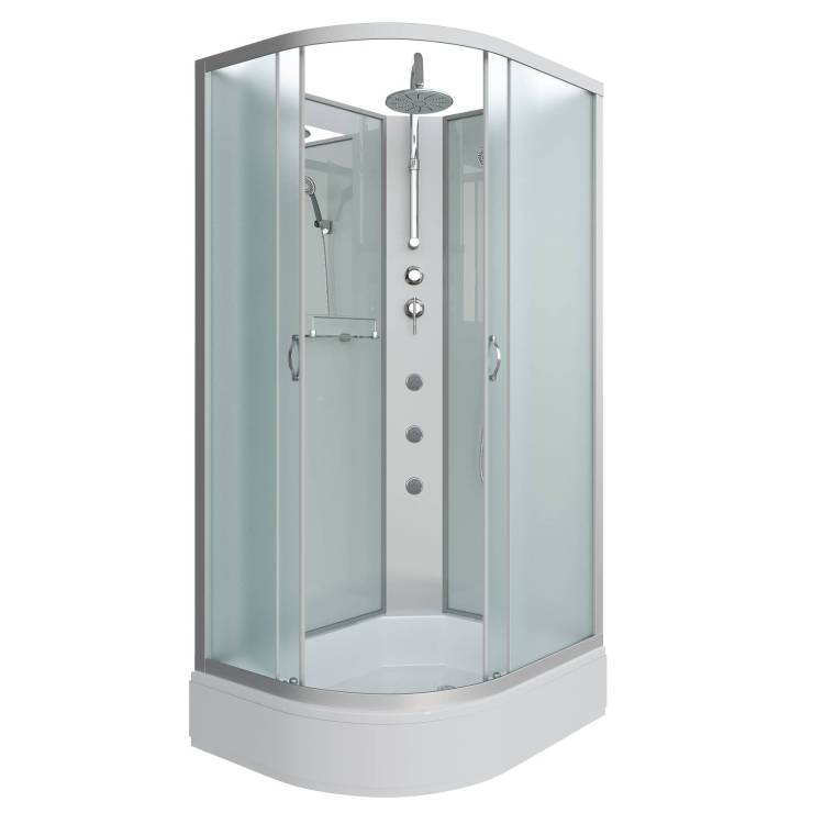 Душевая кабина Niagara Classic NG-33194-14RBKTG (1100x900x2100-2400) средний поддон (26см)
