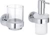 Набор Grohe Essentials Стакан 40447001 + Дозатор 40448001