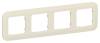 Рамка 4-постовая IEK Flite FI-M42-31-20-K86 сливочный