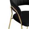 Стул Woodville Kamelia 1 15718 black/gold фото 8