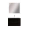 Тумба с раковиной BelBagno MARINO-CER-MINI 80 Nero Lucido фото 7
