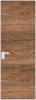Межкомнатная дверь Profil Doors 1 AGK цвет профиля Вайт, алюминиевая панель орех 600x2000