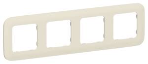 Рамка 4-постовая IEK Flite FI-M42-31-20-K86 сливочный