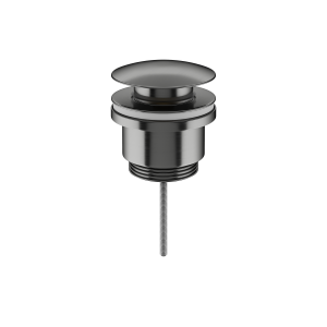 Донный клапан Ceramica Nova 70003GG клик - клак, вороненая сталь