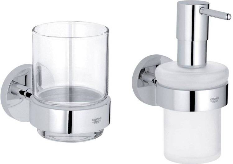 Набор Grohe Essentials Стакан 40447001 + Дозатор 40448001