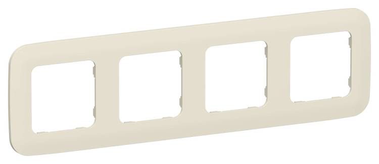 Рамка 4-постовая IEK Flite FI-M42-31-20-K86 сливочный