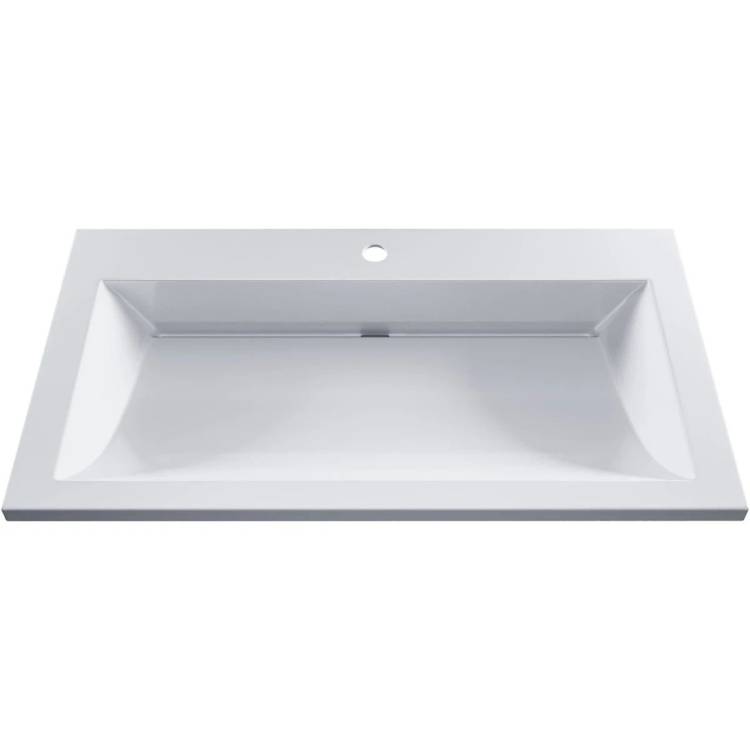 Раковина Uperwood Infinity RInfinity80wg белая глянцевая, 80x45