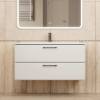 Тумба с раковиной Uperwood Foster New KFosterNEW100w подвесная, белая, 100 см