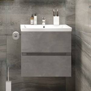 Тумба с раковиной Art&Max Techno подвесная, 70, айс какао