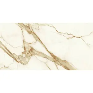 Керамогранит Atlas Concorde Marvel Shine A7GD Calacatta Imperiale Lappato 75x150