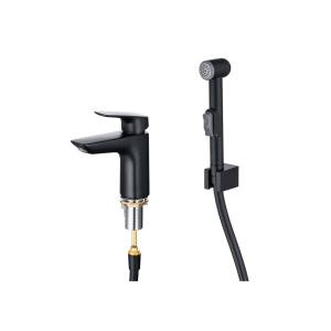 Смеситель для раковины Aquatek Вега AQ1012MB черный