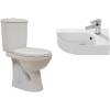 Комплект Унитаз-компакт Оскольская керамика Суперкомпакт Стандарт + Рукомойник Cersanit CAMEO 45 правый