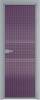 Межкомнатная дверь Profil Doors 2 AX цвет профиля Серебро, стекло безопасное 6 мм мору фиолетовое 600x2000