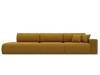 Прямой диван Лига Диванов Лига-036 НПБ Модерн Лонг 127684 BRUT 10 желтый, подлокотник справа фото 2