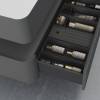 Тумба с раковиной Vincea Caprise 1200 1 выкатной ящик, серый матовый фото 5