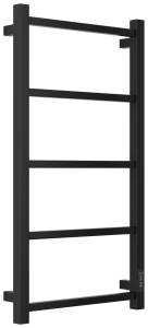 Полотенцесушитель электрический Стилье Формат 26 31526-8040 Матовый чёрный, 80x40