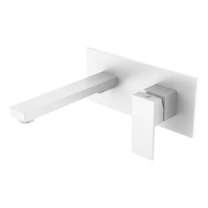 Смеситель для раковины Boheme Qubic 475-MW Matt White